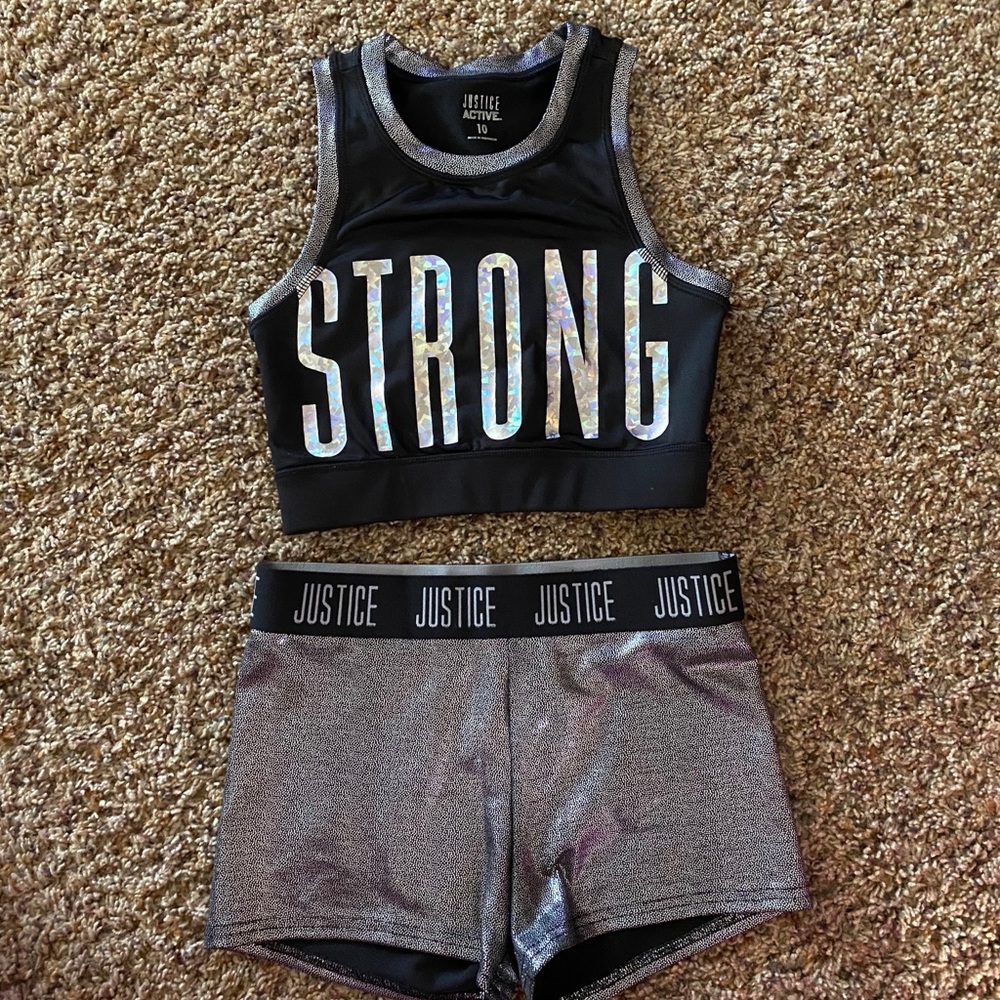Cute matching activewear set